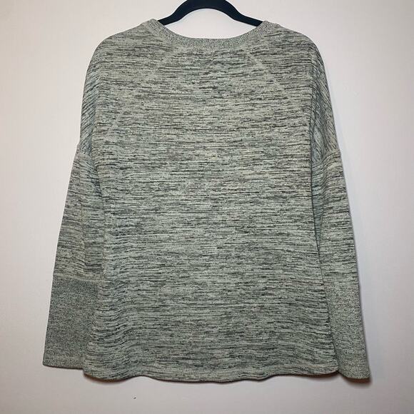 Athleta Women's size Medium Gray Cityscape Pullover Crewneck Sweater Loungewear - Picture 5 of 9